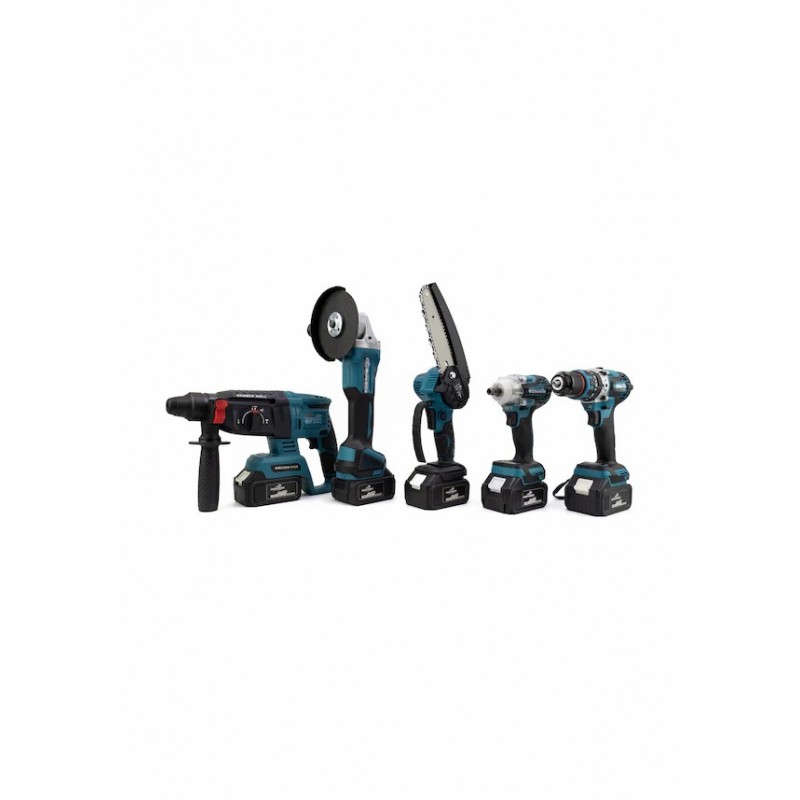 Dawreek Beşli Set MK350 (Budama Testeresi 13 MM Ç.Mandren+S.Sıkma+Ş.Spral+Ş.Hilti)