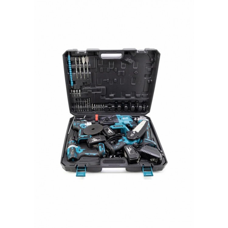 Dawreek Beşli Set MK350 (Budama Testeresi 13 MM Ç.Mandren+S.Sıkma+Ş.Spral+Ş.Hilti)
