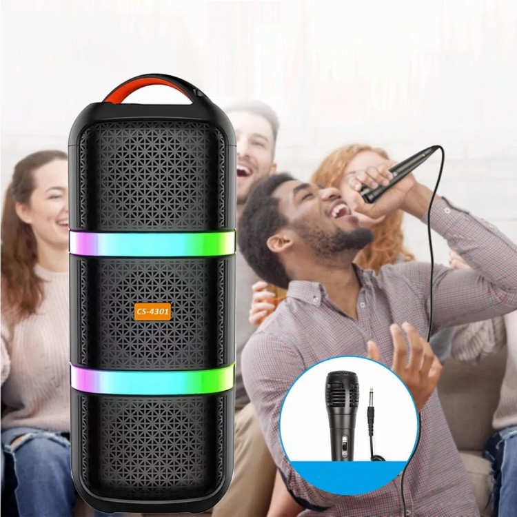 Mikrofonlu Bluetooth Karaoke Hoparlörü (CS-4301)