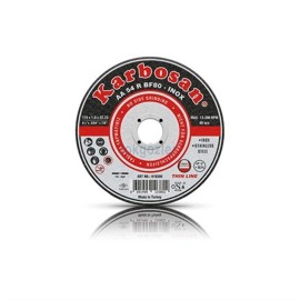 Karbosan 115x1.0x22.23 INOX Paslanmaz Çelik İnce Kesme Diski