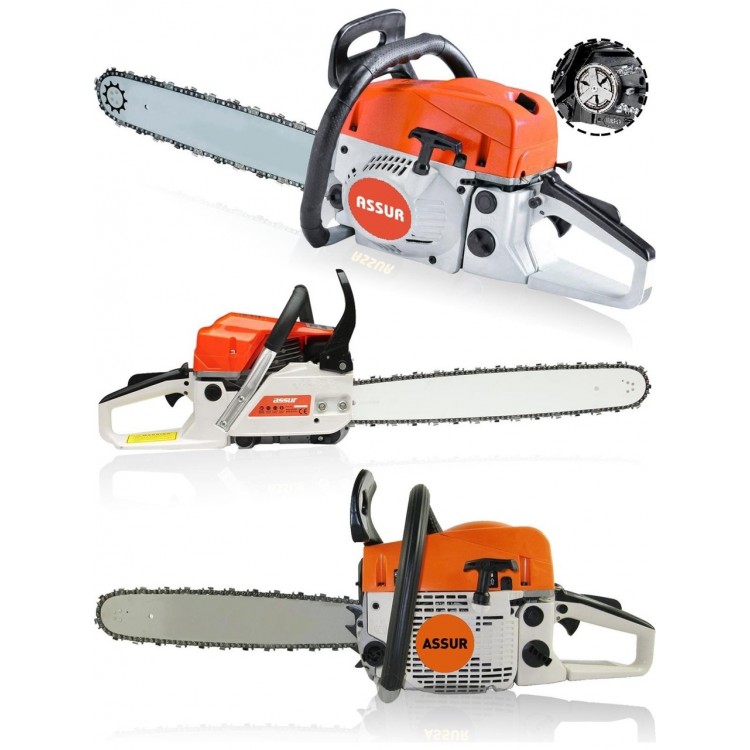 Assur 52 Cc Benzinli Ağaç Odun Dal Kesme 45 Cm Testere