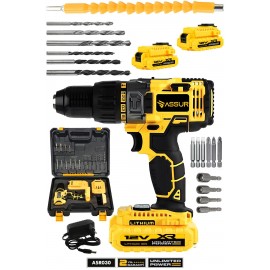 Assur 12V Metal Şanzıman Çift Akülü Bakır Sargı Şarjlı Matkap Akülü Vidalama Assur 12V Metal Şanzıman Çift Akülü Bakır Sargı Şarjlı Matkap Akülü Vidalama