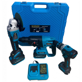 HAKTAŞ HKT-725 3 LÜ SET (KIRICI + MATKAP + TAŞLAMA)