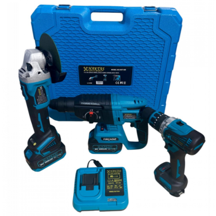 HAKTAŞ HKT-725 3 LÜ SET (KIRICI + MATKAP + TAŞLAMA) HAKTAŞ HKT-725 3 LÜ SET (KIRICI + MATKAP + TAŞLAMA)