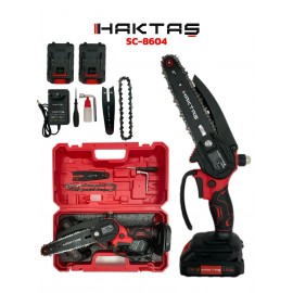 Haktaş 21V Çift Akülü Ağaç Odun Dal Budama Testere