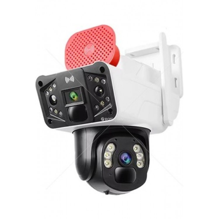 O-kam -3041 Sirenli 6 Mp Dual Lens Wifi Ptz Kamera