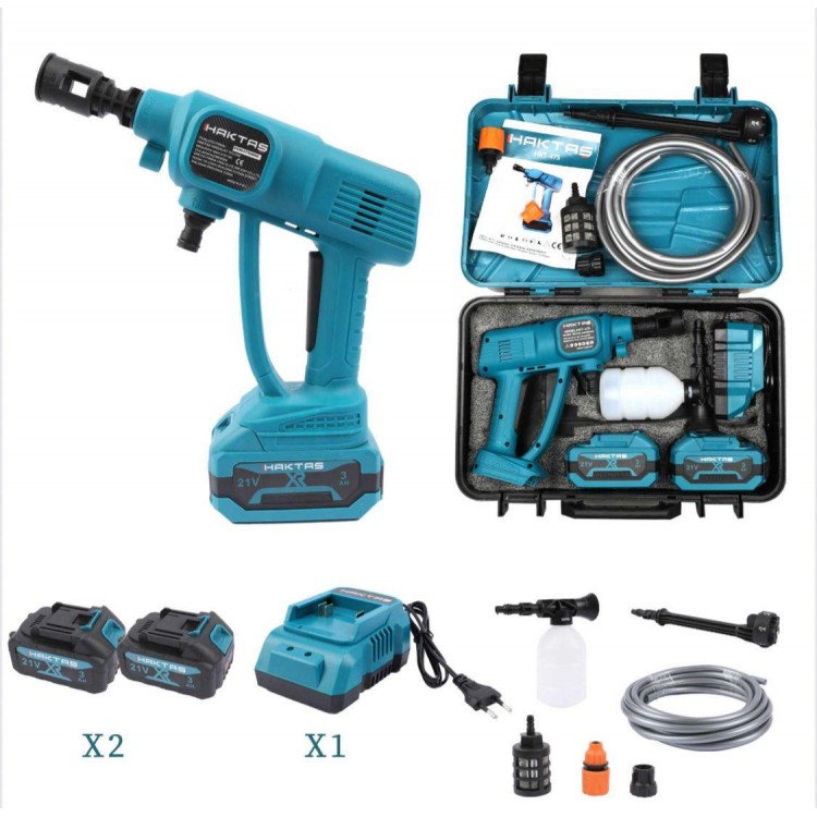 Haktaş Şarjlı Yıkama Makinası Akülü Basınçlı Hkt 475