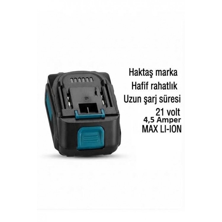 Haktaş 15 Pilli 21V 4500 Mah Akülü El Aletleri Bataryası Tüm Setler ve Markalara Uyumlu