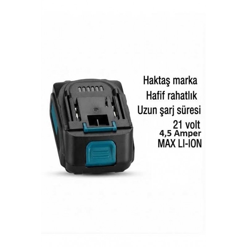 Haktaş 15 Pilli 21V 4500 Mah Akülü El Aletleri Bataryası Tüm Setler ve Markalara Uyumlu