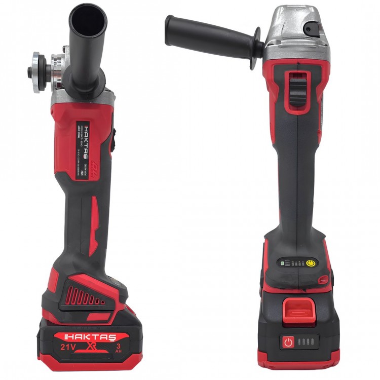 Haktaş HKT1015 Yeni Nesil Kırmızı 7li Şarjlı Vidalama Matkap Seti 21V 3ah (Kırıcı Delici, Somun Sıkma, Vidalama, Dal Budama Makası, Dekupaj, Avuç Taşlama, Dal Testeresi)