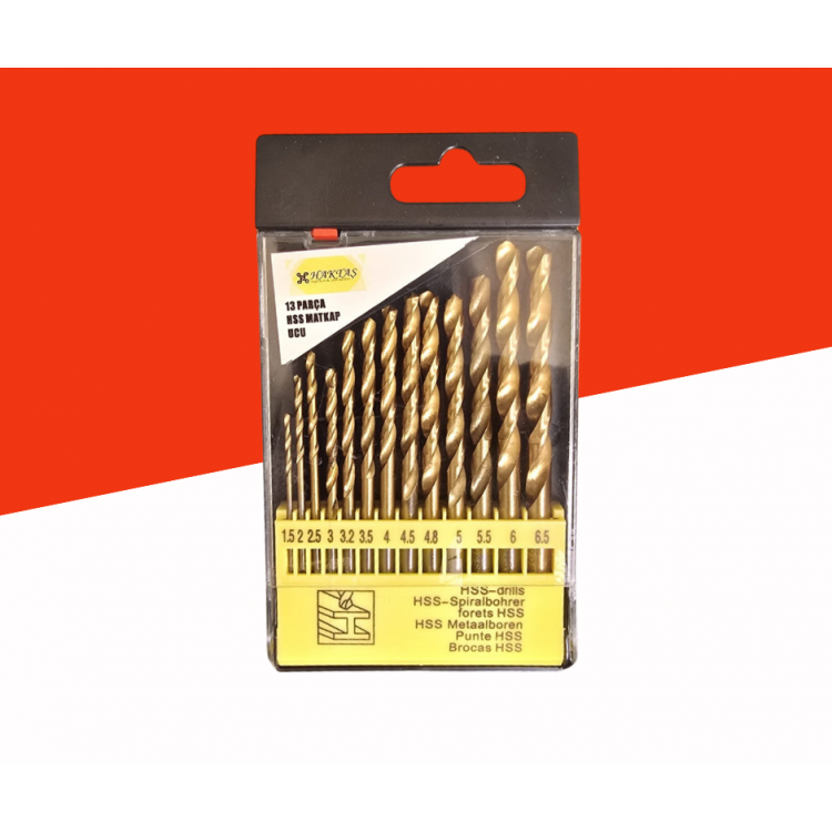 Haktaş Hss Matkap Ucu Seti 13 Parça