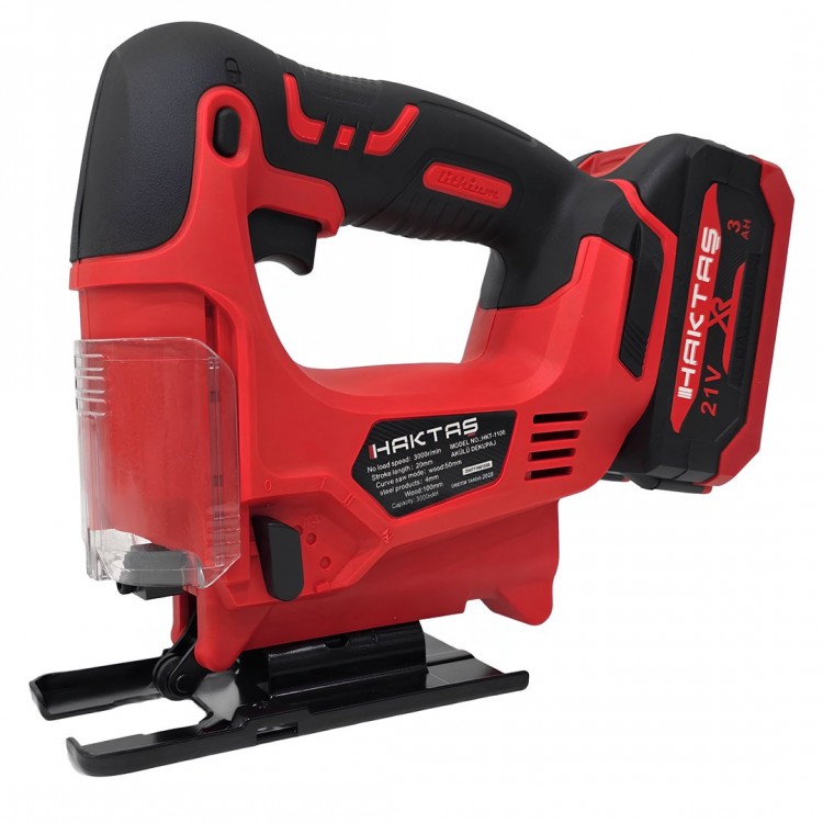 Haktaş HKT1025 Yeni Nesil Kırmızı 10 lu Kömürsüz Akülü Makine Seti