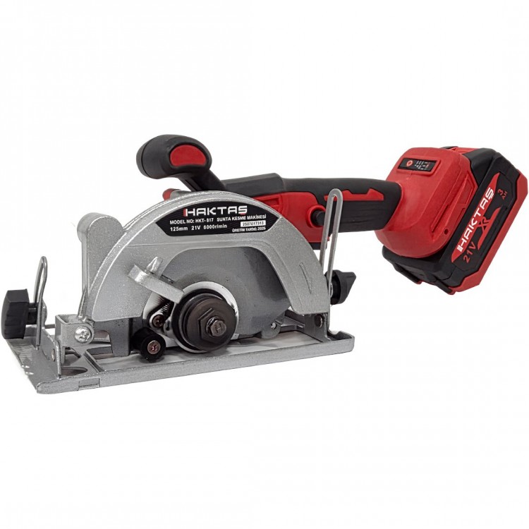 Haktaş HKT1025 Yeni Nesil Kırmızı 10 lu Kömürsüz Akülü Makine Seti