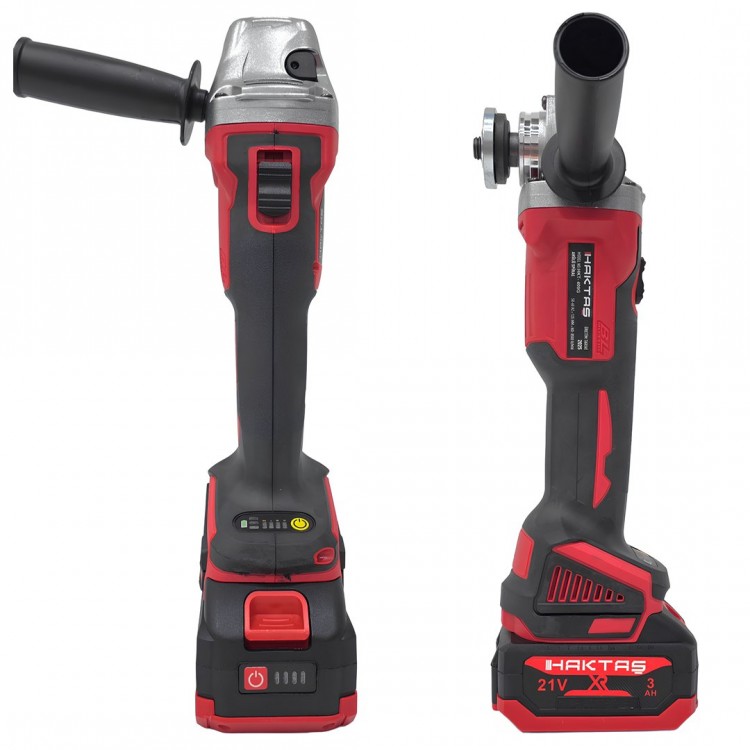 Haktaş HKT1025 Yeni Nesil Kırmızı 10 lu Kömürsüz Akülü Makine Seti