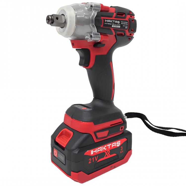 Haktaş HKT1025 Yeni Nesil Kırmızı 10 lu Kömürsüz Akülü Makine Seti