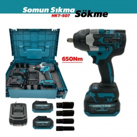 Kömürsüz Akülü Darbeli Somun Sıkma | 650 NM