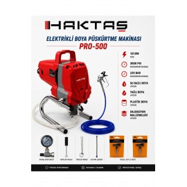 Haktaş Elektrikli boya püskürtme makinesi